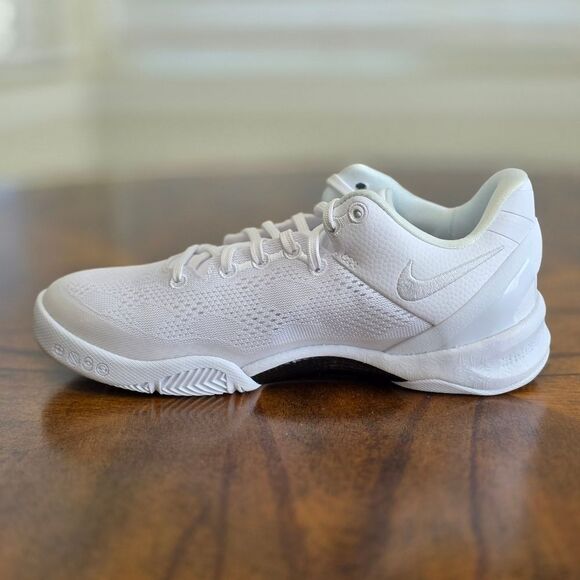 Nike Kobe 8 Protro Low 'Halo' Triple White FN0266-100 Basketball Shoes Women's 5 - Picture 9 of 16
